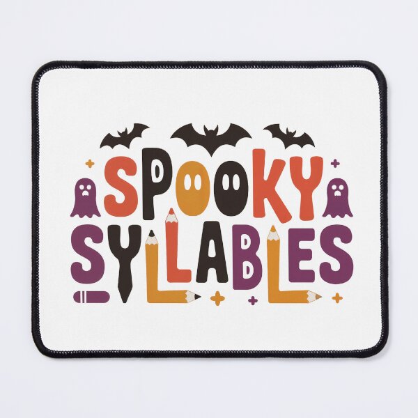 Item preview, Teach But Make It Spooky – Spooky Syllables Teacher Shirt designed and sold by WSPrintCrafter.