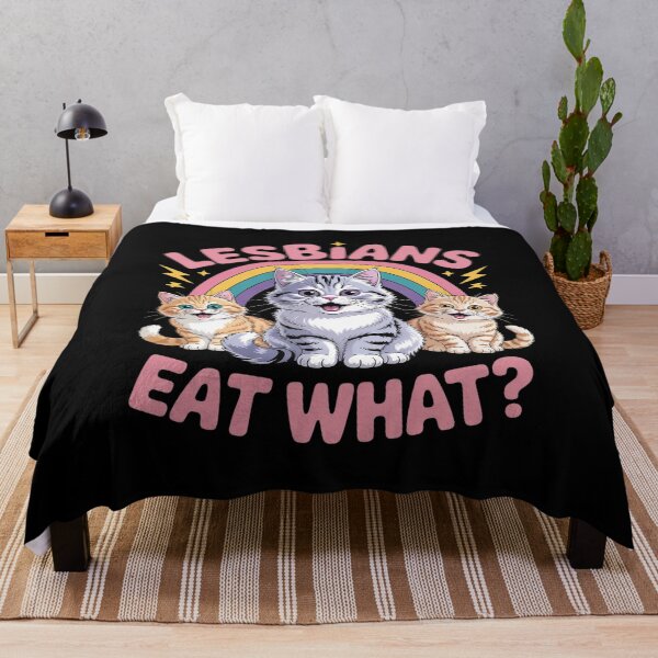 Item preview, Lgbt Eat What Cat Lesbian Pride Month Equal Rights designed and sold by BeetleMalon.