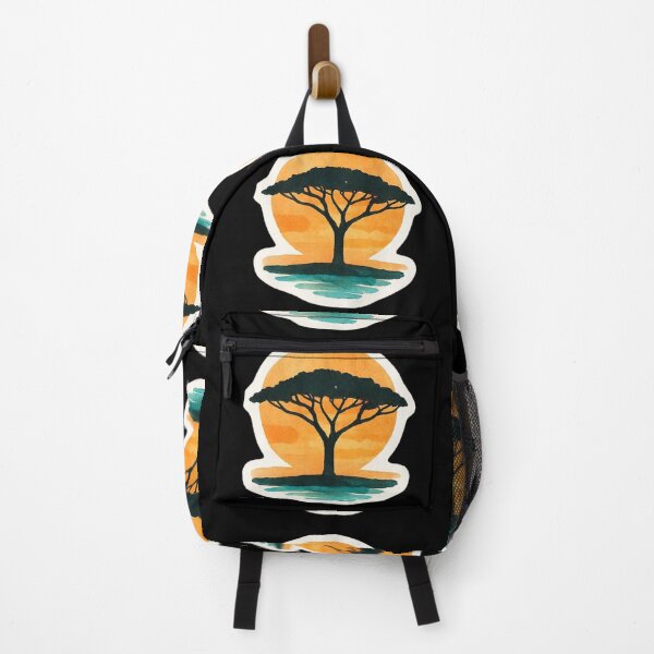 Item preview, Zambezi River - tree and the setting sun designed and sold by DamioPolArt.