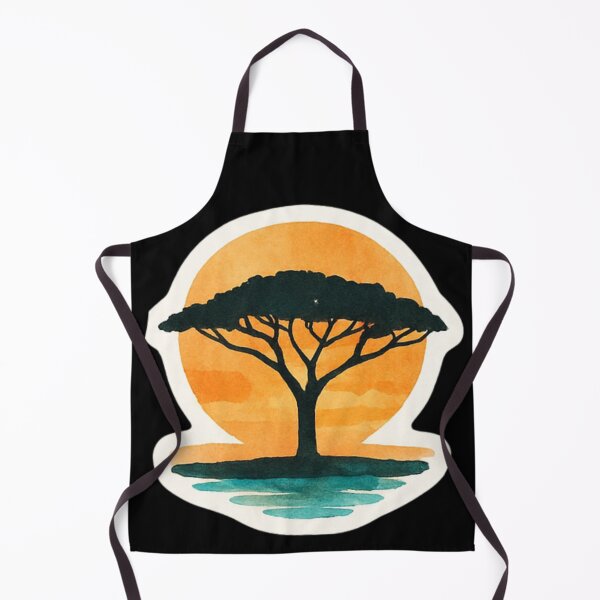 Item preview, Zambezi River - tree and the setting sun designed and sold by DamioPolArt.