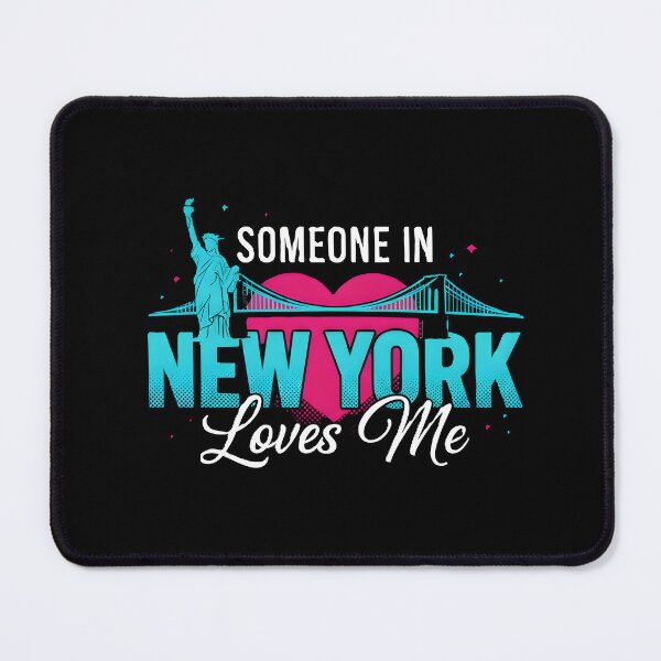 Item preview, Someone In New York Loves Me - Retro Statue of Liberty & Bridge Art designed and sold by DMNindustries.