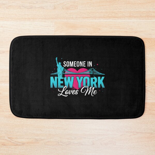 Item preview, Someone In New York Loves Me - Retro Statue of Liberty & Bridge Art designed and sold by DMNindustries.