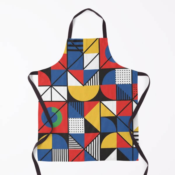 Item preview, Modern Geometric Pattern Pop-Art Neoplasticism | Abstract Design Bold Primary Colors Mondrian Bauhaus Style designed and sold by DibuHumor.