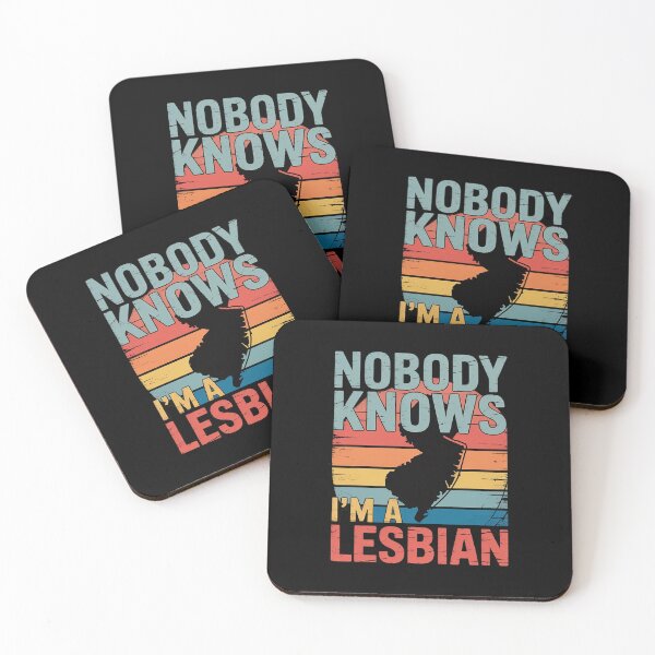 Item preview, Nobody Knows I'm A Lesbian  designed and sold by BeetleMalon.