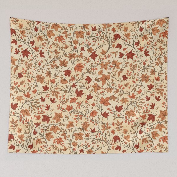 Item preview, Organic Leaf Pattern – Warm Earthy Tones designed and sold by TheDreamAtelier.