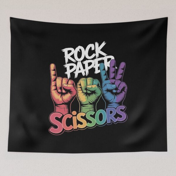 Item preview, Rock Paper Scissors Lesbian Pride Rainbow LGBT  designed and sold by BeetleMalon.