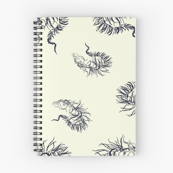 Item preview, Aqua Feathers - hand picked & pressed Seaweed pattern designed and sold by McCammontMakes.