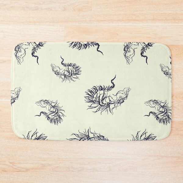 Item preview, Aqua Feathers - hand picked & pressed Seaweed pattern designed and sold by McCammontMakes.