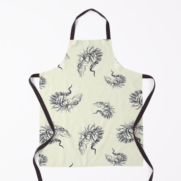 Item preview, Aqua Feathers - hand picked & pressed Seaweed pattern designed and sold by McCammontMakes.