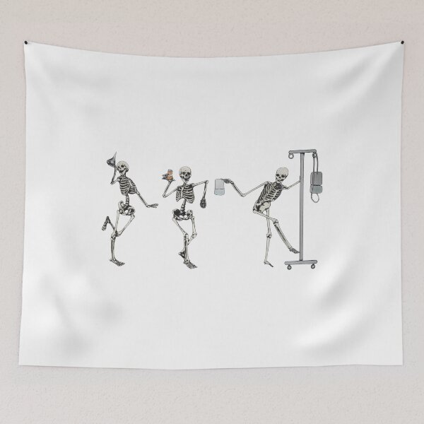 Item preview, Halloween Skeleton Nurse designed and sold by SnorkleSupply.
