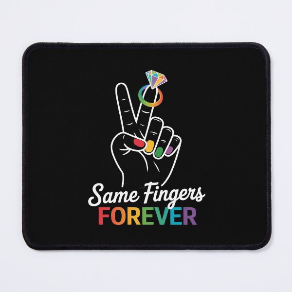 Item preview, Same Fingers Forever Lesbian Wedding 2024 Lesbian LGBT  designed and sold by BeetleMalon.