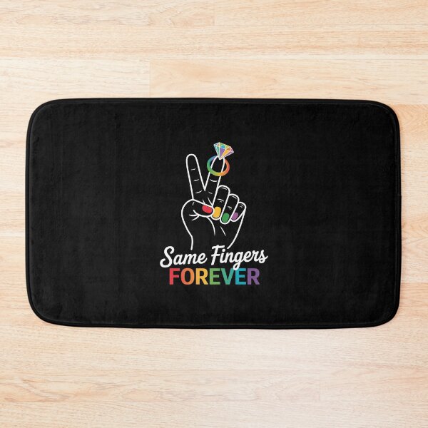 Item preview, Same Fingers Forever Lesbian Wedding 2024 Lesbian LGBT  designed and sold by BeetleMalon.