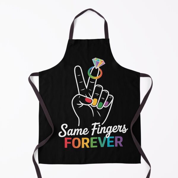 Item preview, Same Fingers Forever Lesbian Wedding 2024 Lesbian LGBT designed and sold by BeetleMalon.
