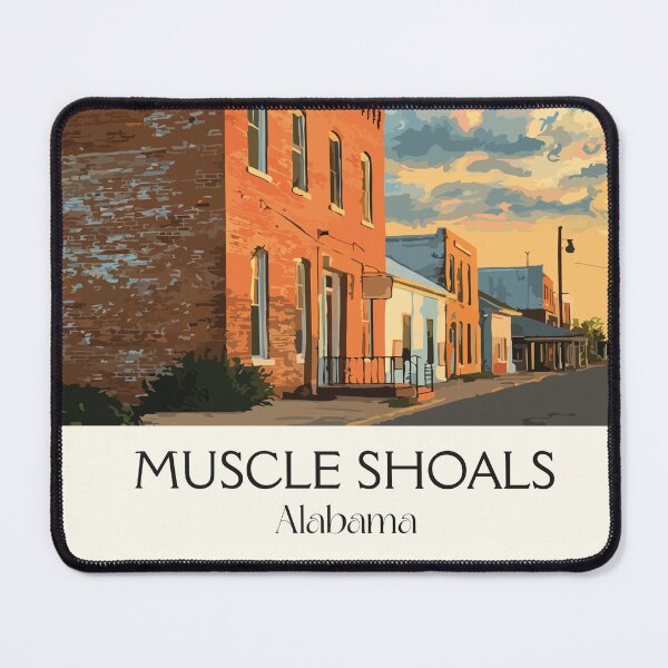 Item preview, Muscle Shoals Alabama Music History Art Print designed and sold by TuncGK.
