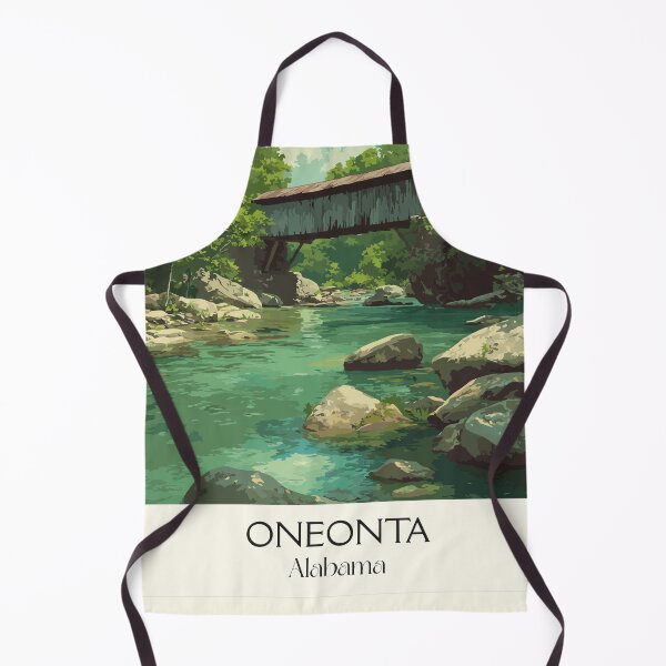 Item preview, Oneonta Alabama Covered Bridge Art Print designed and sold by TuncGK.
