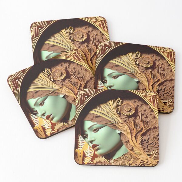 Item preview, Origami Green Face designed and sold by RAISC.