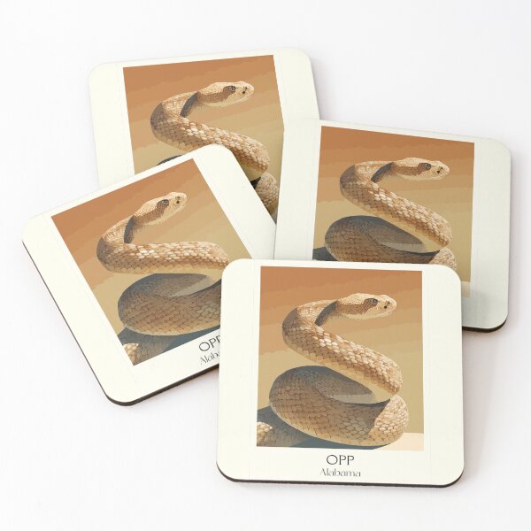 Item preview, Opp Alabama Rattlesnake Art Print designed and sold by TuncGK.
