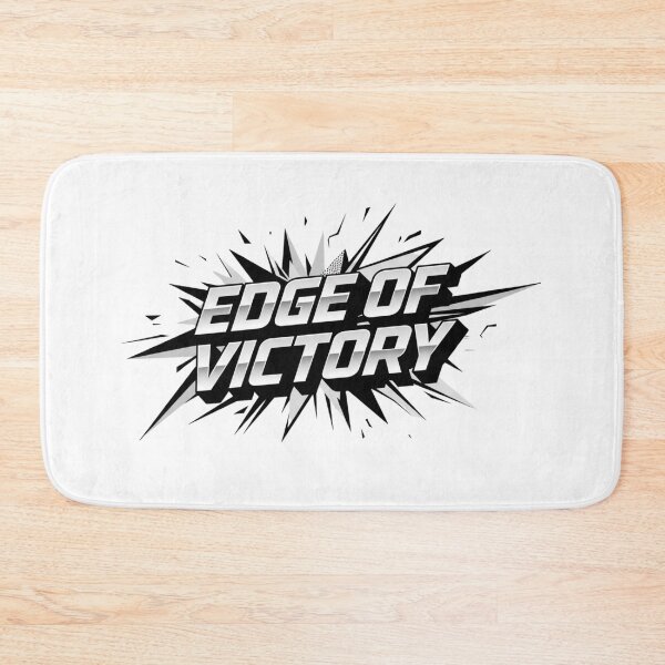 Item preview, Edge of Victory – Bold Streetwear & Gym Motivation Quote designed and sold by Happyfreedom.