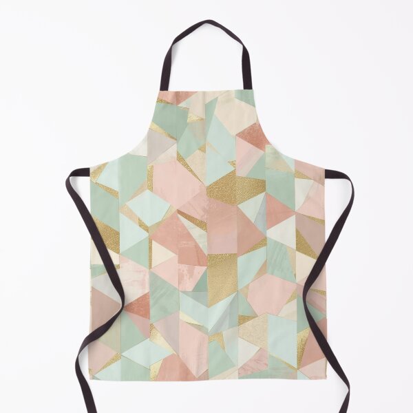 Item preview, Pastel Geometric Mosaic | Blush Pink Mint Gold Pattern | Abstract Aesthetic designed and sold by Zen Mosaic.
