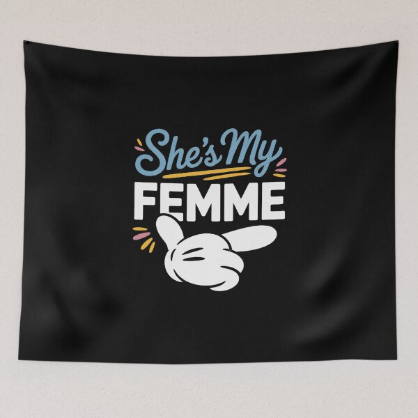 Item preview, She's My FEMME Lesbian Couple Matching Outfit designed and sold by BeetleMalon.