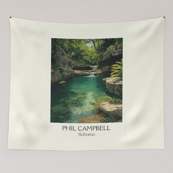 Item preview, Phil Campbell Alabama Canyon Art Print designed and sold by TuncGK.
