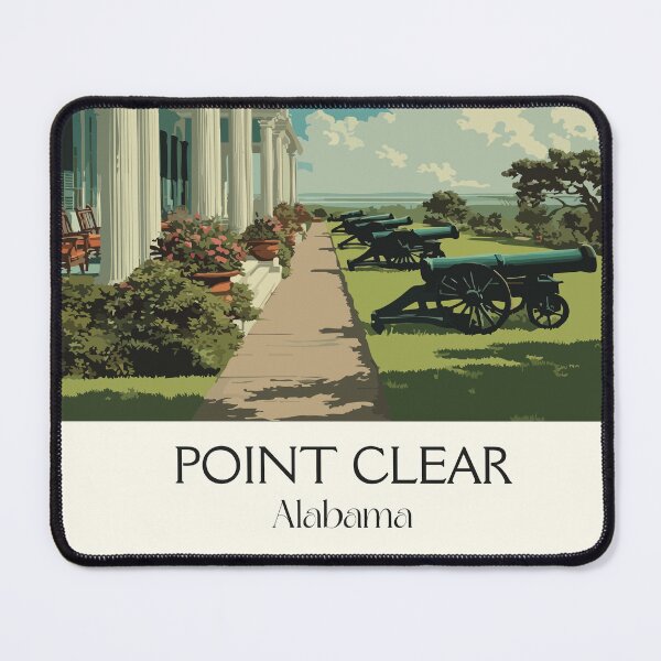 Item preview, Point Clear Alabama Grand Hotel Art Print designed and sold by TuncGK.