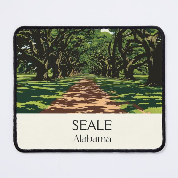 Item preview, Seale Alabama Avenue of Oaks Art Print designed and sold by TuncGK.