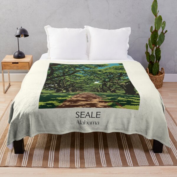 Item preview, Seale Alabama Avenue of Oaks Art Print designed and sold by TuncGK.