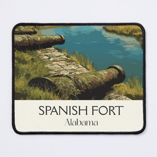 Item preview, Spanish Fort Alabama Historic Battlefield Art Print designed and sold by TuncGK.