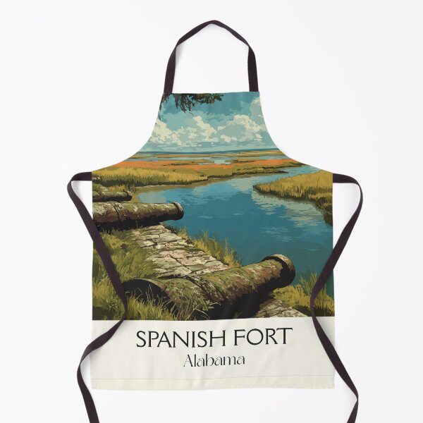 Item preview, Spanish Fort Alabama Historic Battlefield Art Print designed and sold by TuncGK.