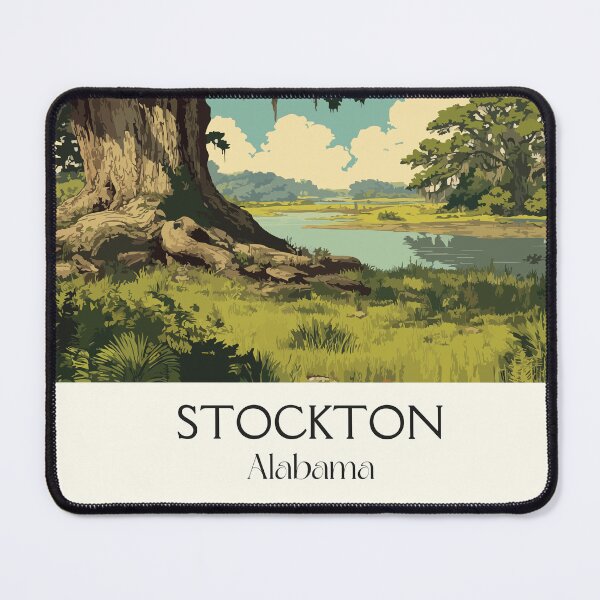 Item preview, Stockton Alabama Ancient Oak Tree Art Print designed and sold by TuncGK.