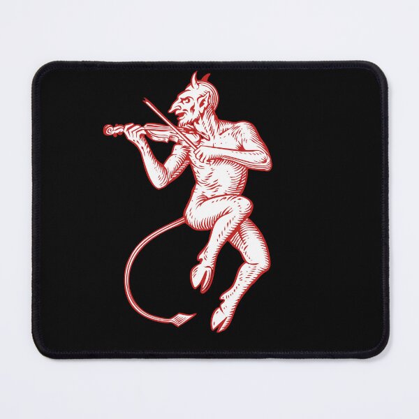Item preview, Fiddler Devil Woodcut - White designed and sold by Eversole Design Co..