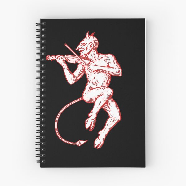 Item preview, Fiddler Devil Woodcut - White designed and sold by Eversole Design Co..