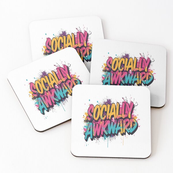 Item preview, Socially Awkward | Sarcastic Humor Design by Too Real Co designed and sold by TooRealCo.