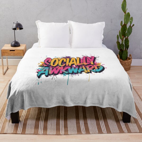 Item preview, Socially Awkward | Sarcastic Humor Design by Too Real Co designed and sold by TooRealCo.
