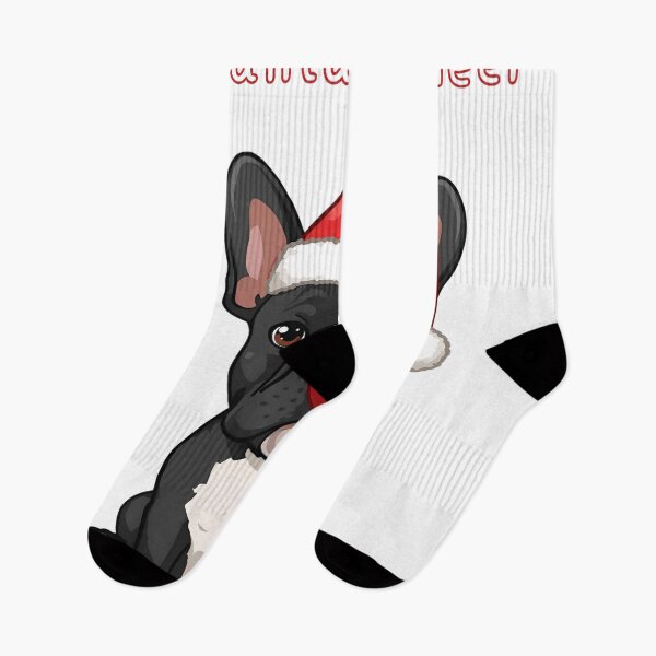 Item preview, Cute French Bulldog – Santa’s Reindeer Christmas Design designed and sold by eslovable.