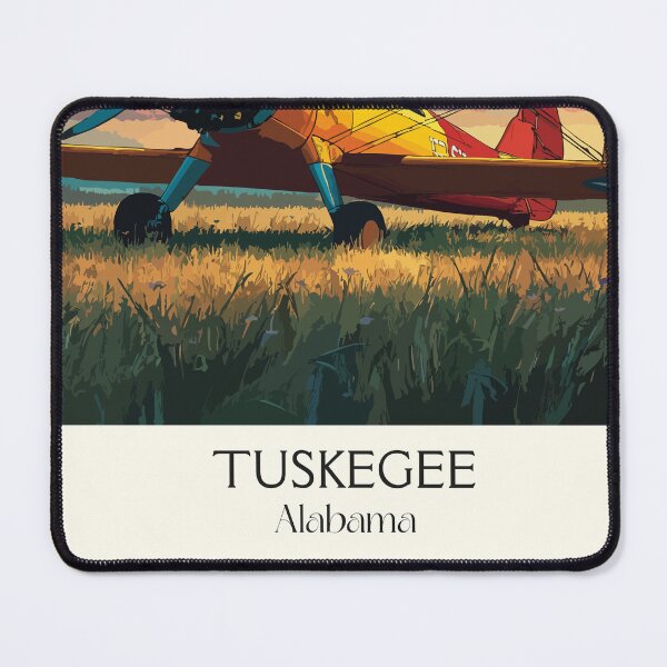 Item preview, Tuskegee Alabama Vintage Biplane Art Print designed and sold by TuncGK.