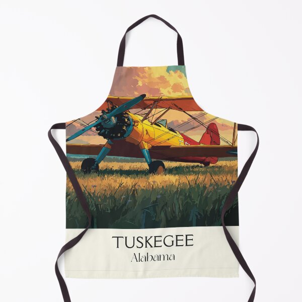 Item preview, Tuskegee Alabama Vintage Biplane Art Print designed and sold by TuncGK.