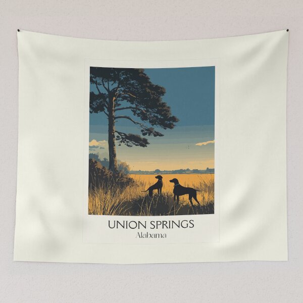 Item preview, Union Springs Alabama Field Trial Art Print designed and sold by TuncGK.