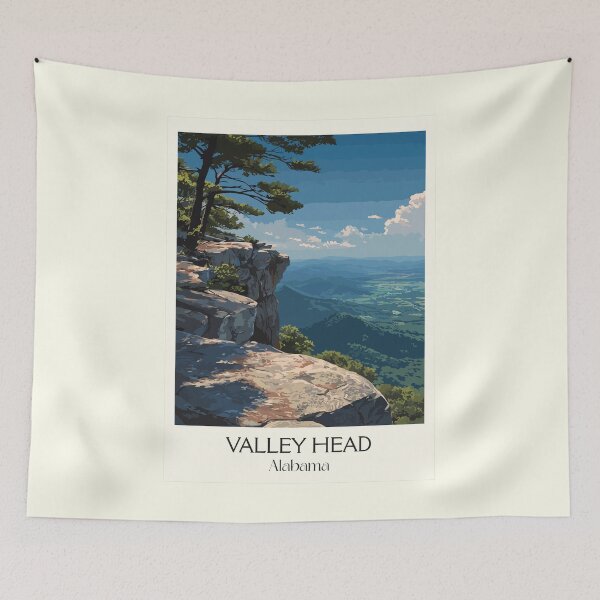 Item preview, Valley Head Alabama Scenic Overlook Art Print designed and sold by TuncGK.
