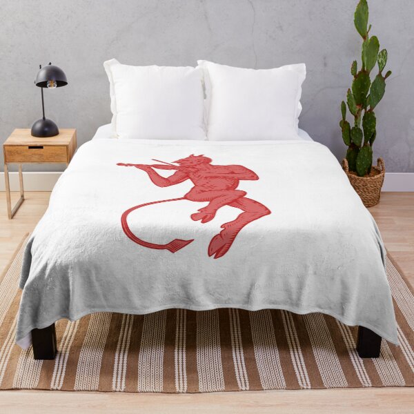 Item preview, Fiddler Devil Woodcut - Red designed and sold by Eversole Design Co..
