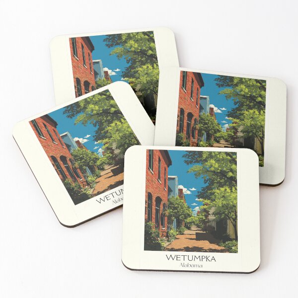 Item preview, Wetumpka Alabama Historic Street Art Print designed and sold by TuncGK.
