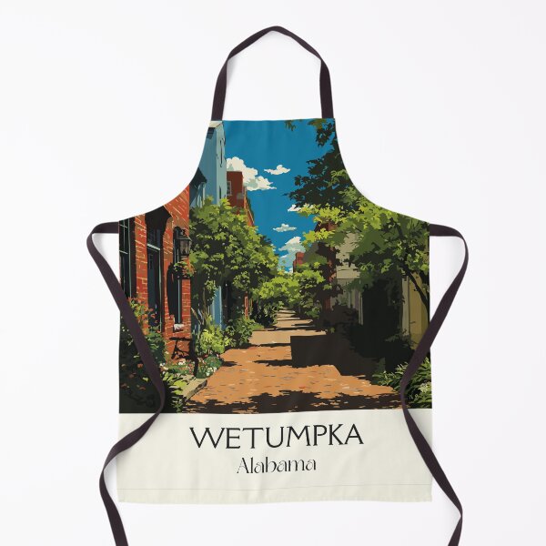 Item preview, Wetumpka Alabama Historic Street Art Print designed and sold by TuncGK.