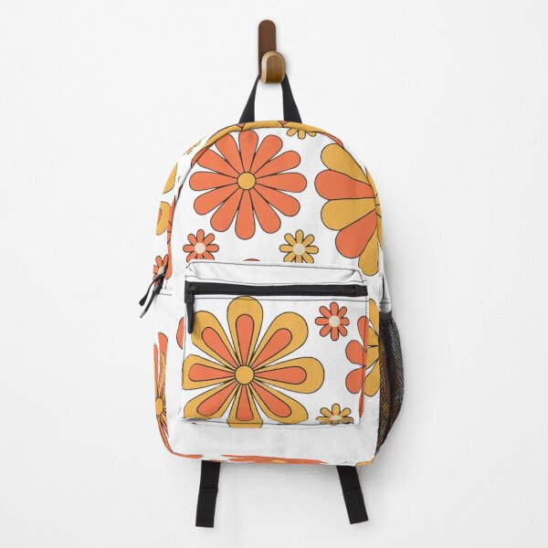 Item preview, Retro 70s Orange and Yellow Daisy Pattern designed and sold by dianadouri.