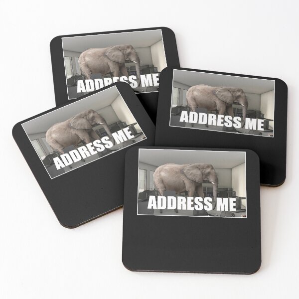 Item preview, Funny Address Me Elephant Meme In The Room designed and sold by elderberry.
