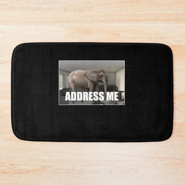 Item preview, Funny Address Me Elephant Meme In The Room designed and sold by elderberry.