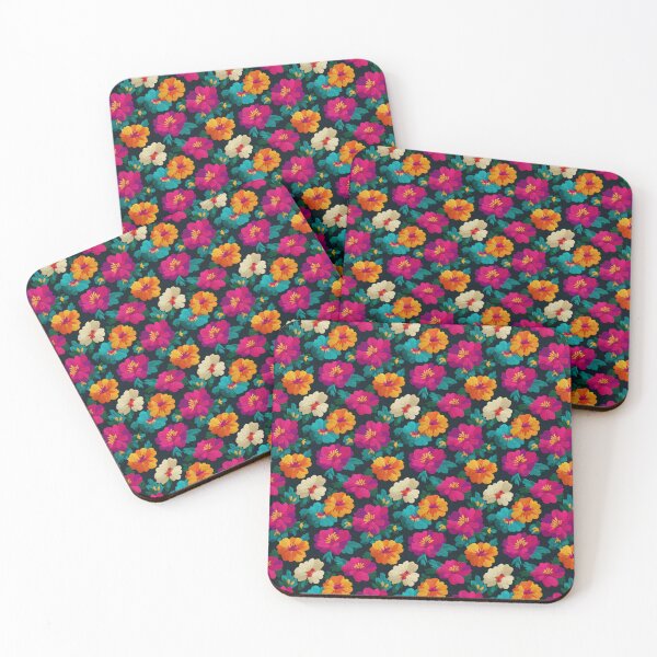 Item preview, Unique Wild Floral Embroidered Print For Holiday Surprise designed and sold by RoyalStarsPatts.