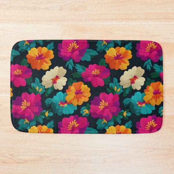Item preview, Unique Wild Floral Embroidered Print For Holiday Surprise designed and sold by RoyalStarsPatts.