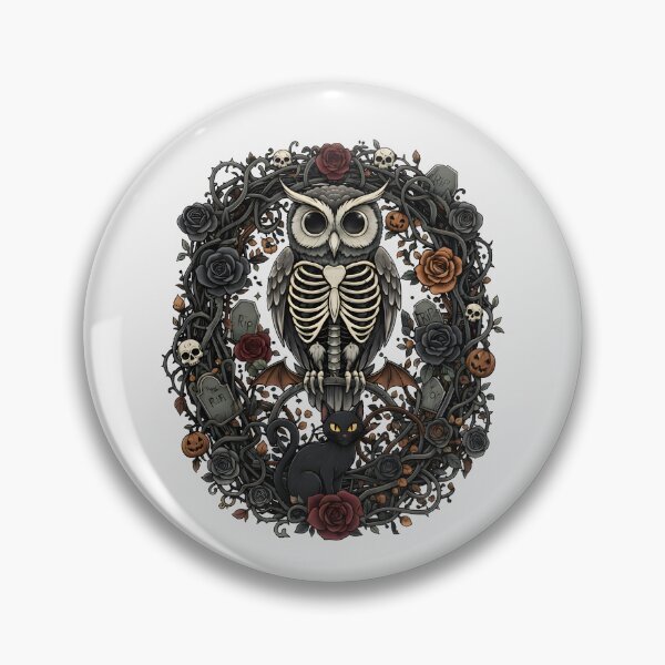 Item preview, Halloween Owl designed and sold by Chaotic Neutral.
