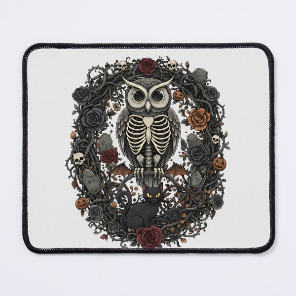 Item preview, Halloween Owl designed and sold by Chaotic Neutral.